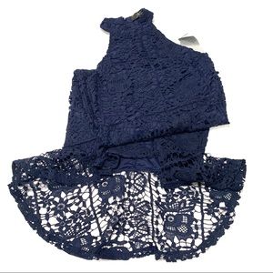 Missguided Women’s Navy Blue Midi Dress